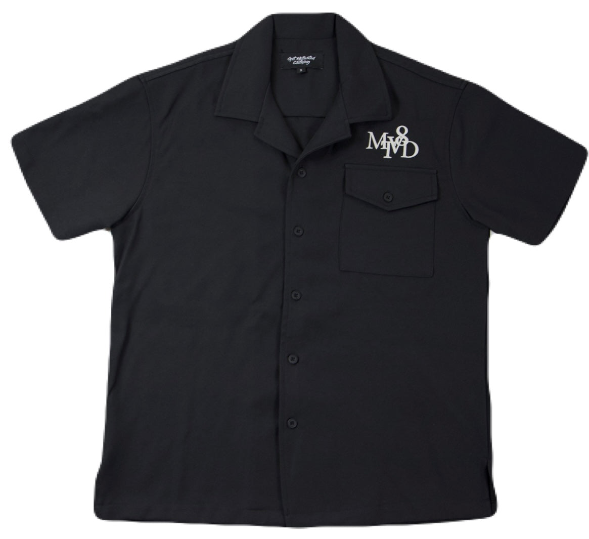 MTV8D Bowling Shirt - Black– Get Motivated Clothing